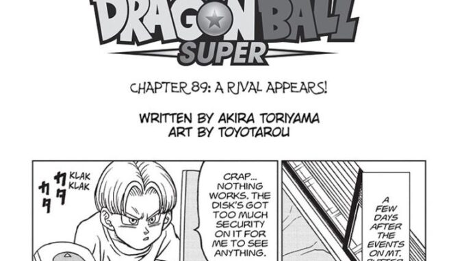 Dragon Ball Super Manga Ch89 A Rival Appears Draft Pages (English  Translated) Official Ch89 releases on 19 January! . . . . Tags: #dbs…